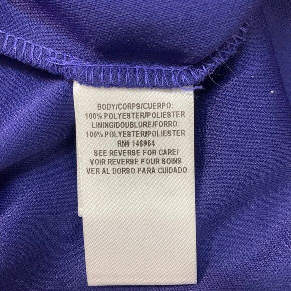 Julia Jordan Blue Pleated Midi Dress with V-Neck - Picture 4 of 9